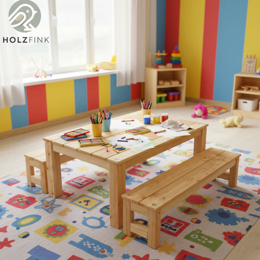 Außenbank-Set mit Tisch von Holzfink (1)