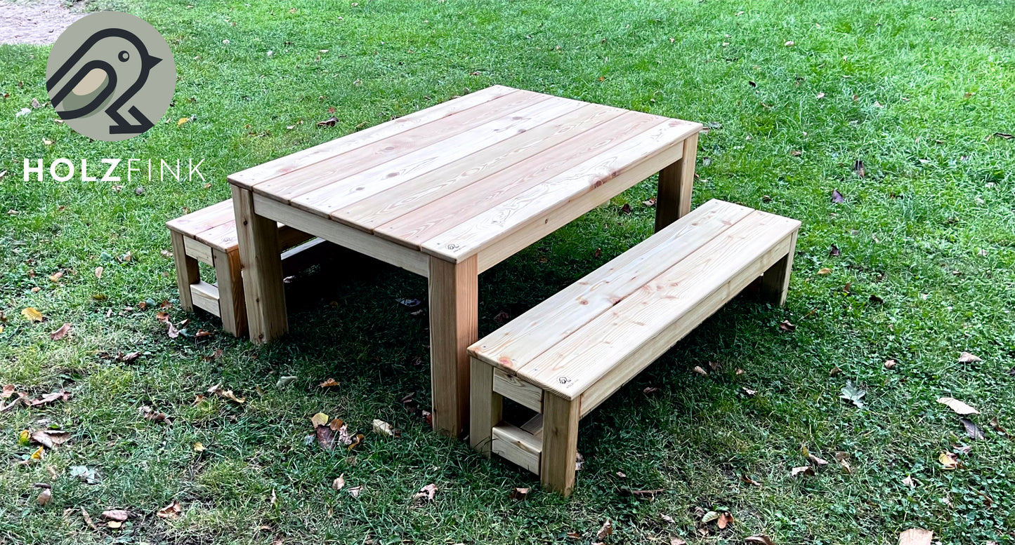 Außenbank-Set mit Tisch von Holzfink (2)