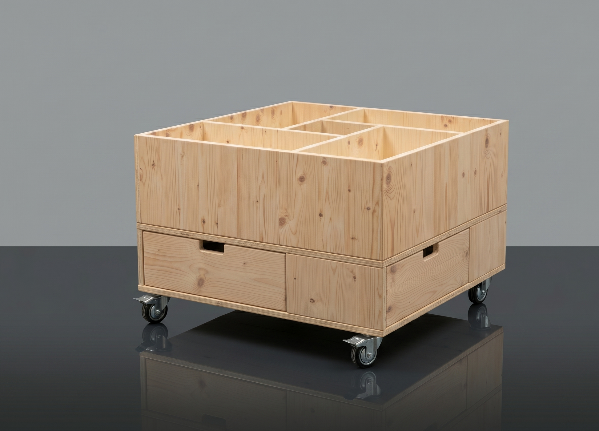 Mobile Spielzeugkiste von Holzfink