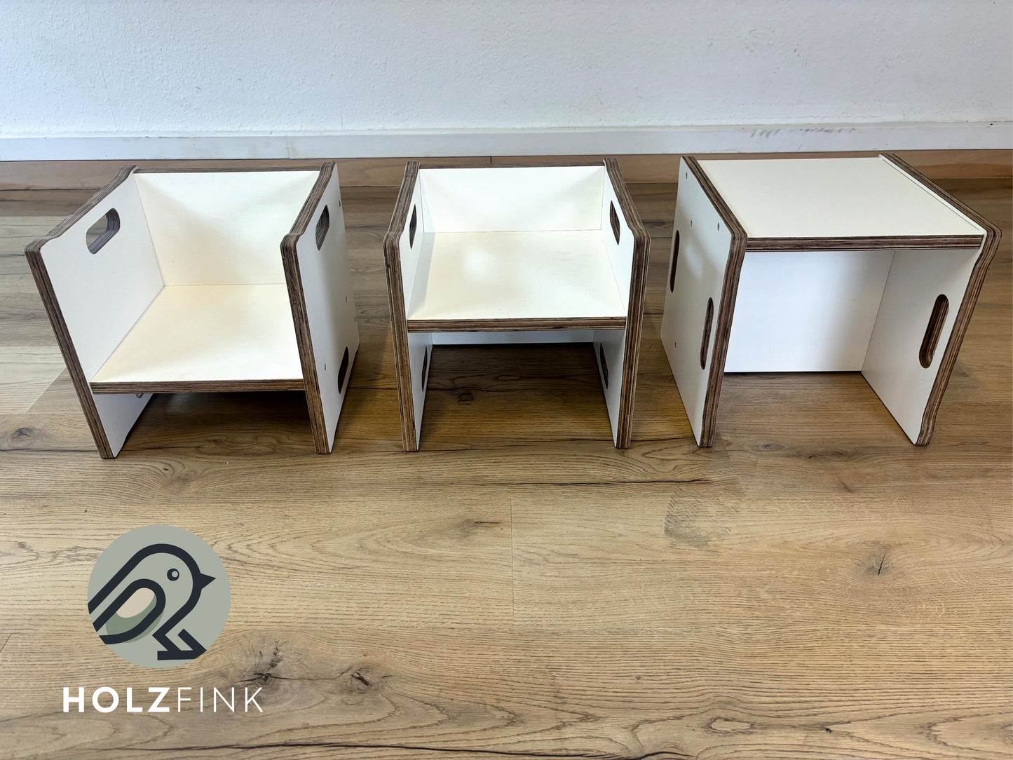 Multifunktionales Sitzwürfelset mit Tisch von Holzfink (4)
